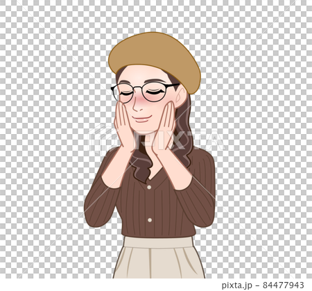 Female in a beret 84477943
