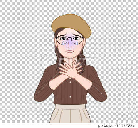 Female in a beret 84477975