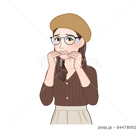 ベレー帽を被った女性 ベレー帽を被った女性 84478002