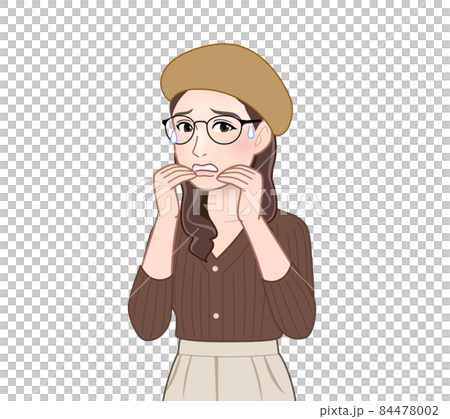 ベレー帽を被った女性 ベレー帽を被った女性 84478002