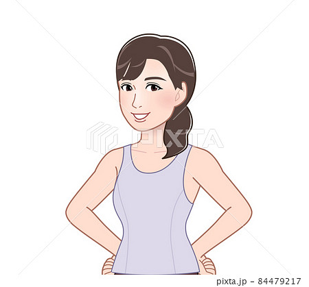 下着姿の女性 84479217