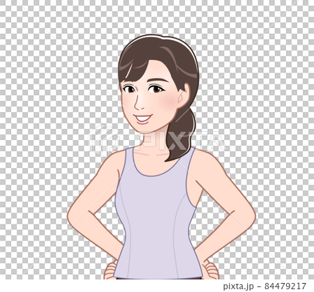 下着姿の女性 84479217