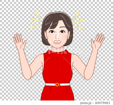 Woman in a red dress Woman in a red dress 84479461