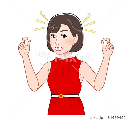 赤いドレスの女性 赤いドレスの女性 84479462