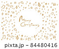 クリスマスカードシンプル2 84480416
