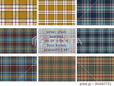 タータンチェックシームレスパターン タータンチェックシームレスパターン 84482733
