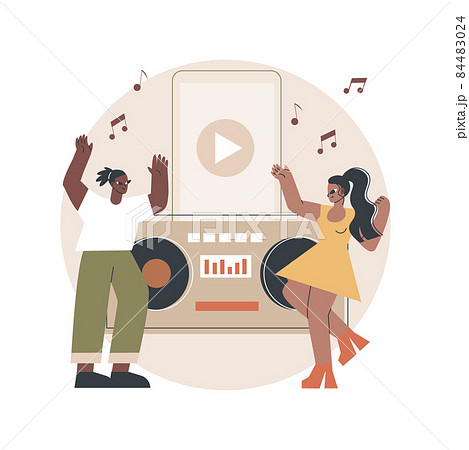 Docking station abstract concept vector illustration. 84483024