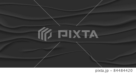 Black wet wrinkled paper Black wet wrinkled paper 84484420