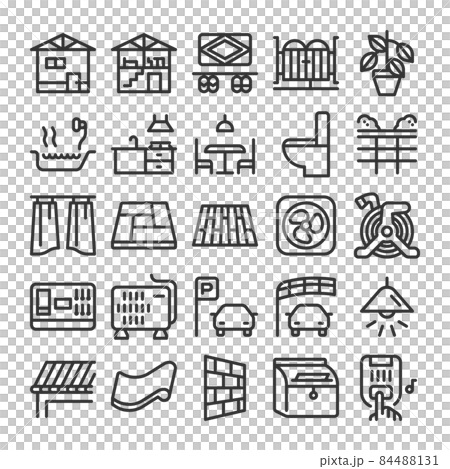 Residential Residential Icon Set 84488131