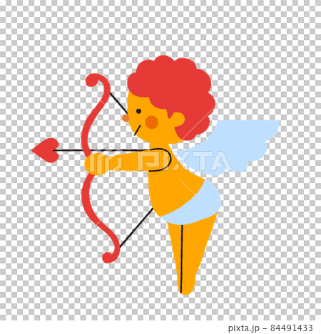 簡單可愛的側身丘比特圖 1 84491433