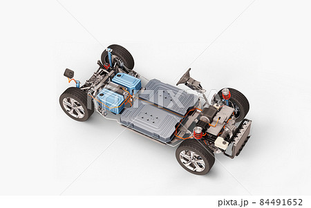 Electric car system, under carriage chassis. 84491652