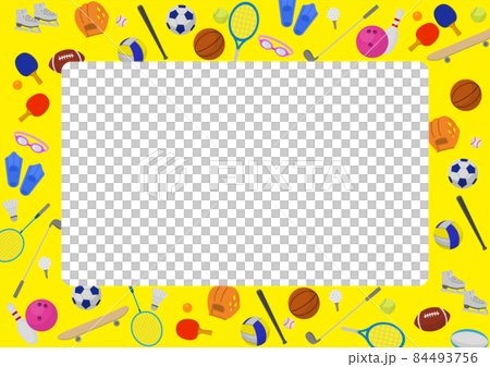 體育用品框架框架設計②插圖 體育用品框架框架設計②插圖 84493756