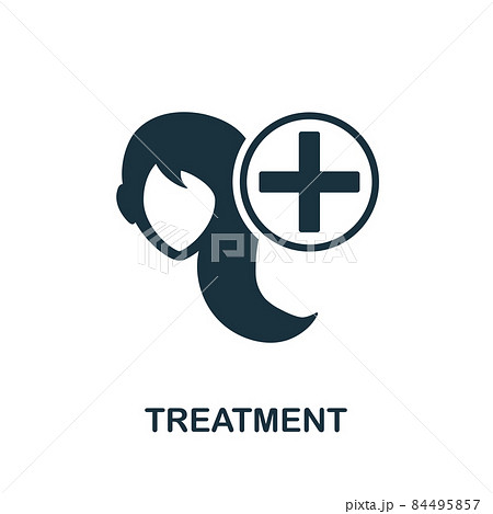 Treatment icon. Monochrome sign from hairdresser collection. Creative Treatment icon illustration for web design, infographics and more Treatment icon. Monochrome sign from hairdresser collection. Creative Treatment icon illustration for web design, infographics and more 84495857