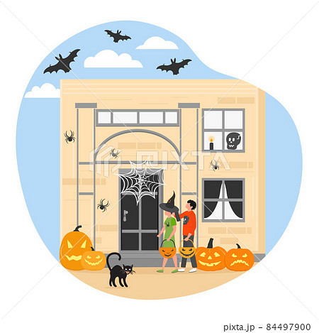 Halloween Boy Holiday Trick or treat Door Jack Bat 84497900