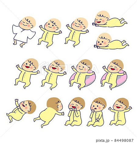 生後0か月から6カ月の赤ちゃんセット 84498087