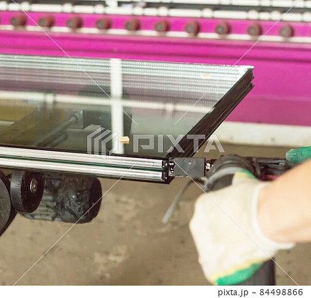 Production of PVC windows, assembly of double-glazed windows, tightness, double-glazed windows, manufacture, impermeability Production of PVC windows, assembly of double-glazed windows, tightness, double-glazed windows, manufacture, impermeability 84498866