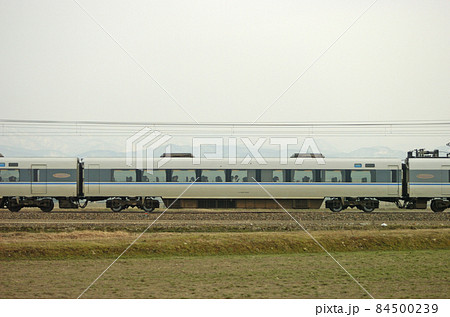 北陸本線　美川ー加賀笠間　JR西日本　681系　T18編成（金沢）　⑧　モハ681-1301　海側 84500239