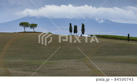 Picturesque autumn landscape, Tuscany, Italy, Europe Picturesque autumn landscape, Tuscany, Italy, Europe 84500743