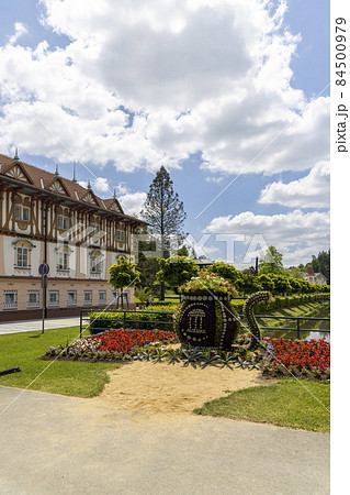 Luhacovice, picturesque spa town in Southern Moravia, Czech Republic 84500979