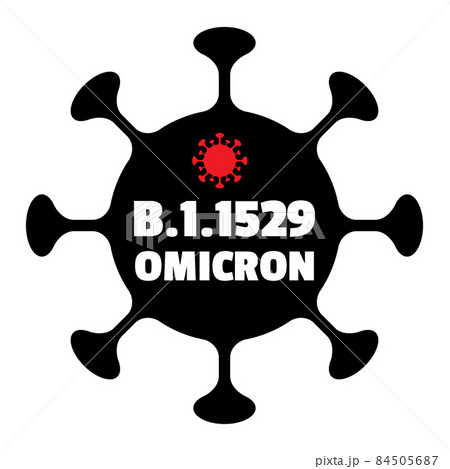 B.1.1529 Omicron Virus Icons 84505687