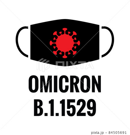 B.1.1529 Omicron Virus Icons 84505691
