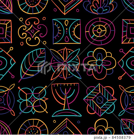Talavera seamless pattern. Ethnic Background Talavera seamless pattern. Ethnic Background 84508379