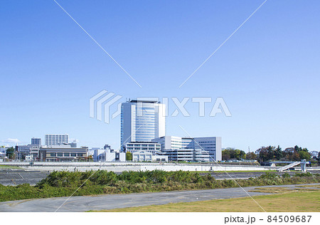 群馬県高崎市 烏川河川敷からの風景 群馬県高崎市 烏川河川敷からの風景 84509687