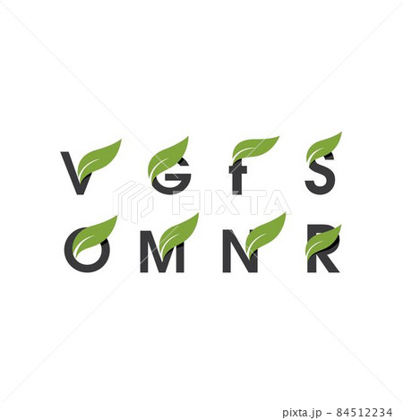 Initial letter with leaf Initial letter with leaf 84512234
