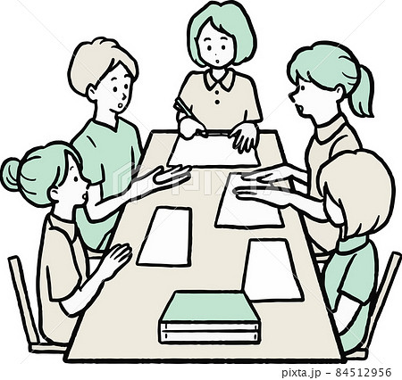 看護師のミーティングのイラスト 看護師のミーティングのイラスト 84512956