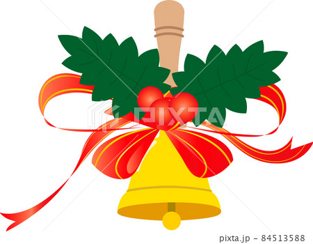 クリスマスのハンドベルのイラスト素材