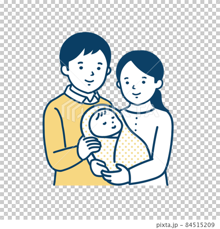 看嬰孩的夫婦 84515209