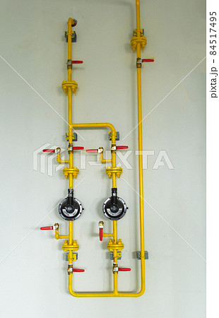 yellow gas pipeline 84517495