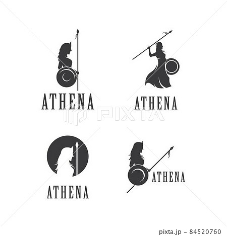 Silhouette of athena 84520760