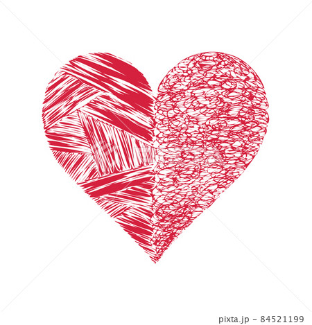 Abstract bright vector heart Abstract bright vector heart 84521199