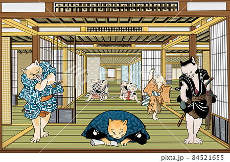 浮世絵 和室 その1&猫 その2 浮世絵 和室 その1&猫 その2 84521655