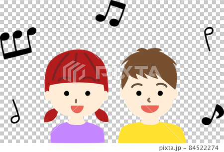 唱歌的兩個孩子的面孔 唱歌的兩個孩子的面孔 84522274