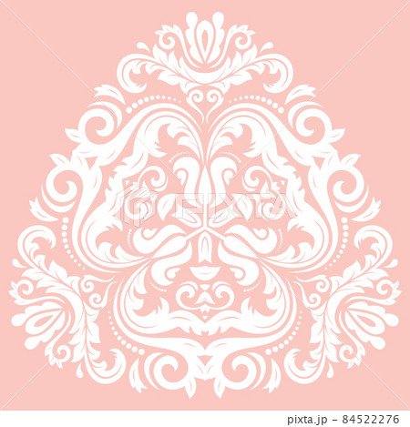 Elegant Triangular Ornament in Classic Style 84522276