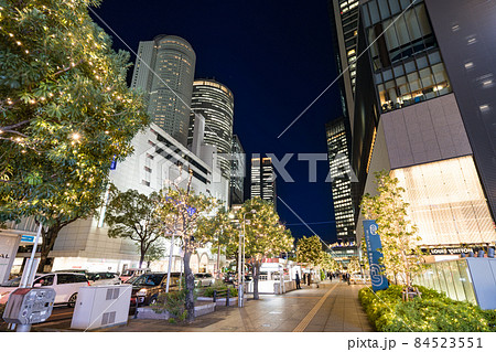 名古屋市中村区 名古屋駅前 イルミネーション JRセントラルタワーズ ミッドランドスクエア前 名古屋市中村区 名古屋駅前 イルミネーション JRセントラルタワーズ ミッドランドスクエア前 84523551
