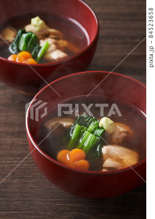 鶏の治部煮椀 鶏の治部煮椀 84523658