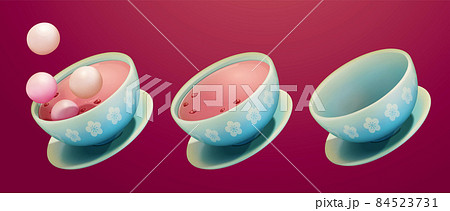 3D red bean soup 3D red bean soup 84523731