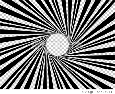 Concentrated line frame frame rotation sucked in black monochrome Concentrated line frame frame rotation sucked in black monochrome 84525954