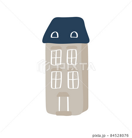 Cute Baby Vector house icon scandinavian. Doodle hand drawn sign of real estate. Childish illustration for print, web and textile Cute Baby Vector house icon scandinavian. Doodle hand drawn sign of real estate. Childish illustration for print, web and textile 84528076