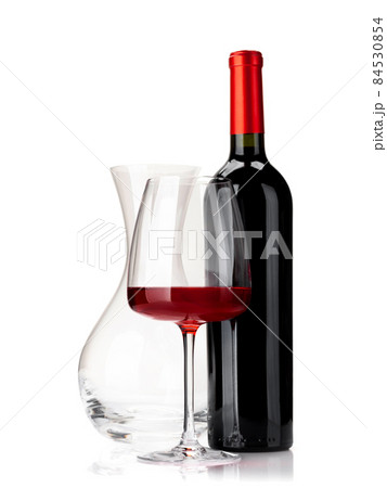 Wine glass, bottle and decanter 84530854
