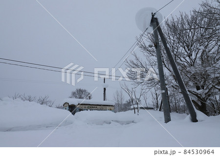 北海道　美深　JR宗谷本線紋穂内駅 84530964