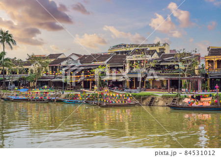 Hoi An ancient town, Vietnam. Vietnam opens to tourists again after quarantine Coronovirus COVID 19 84531012