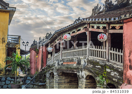 Beautiful Japanese Bridge in Hoi An. Vietnam 84531039
