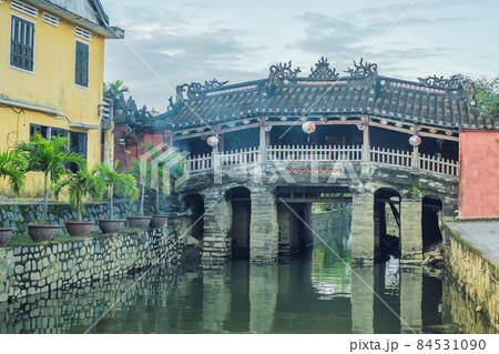 Beautiful Japanese Bridge in Hoi An. Vietnam 84531090