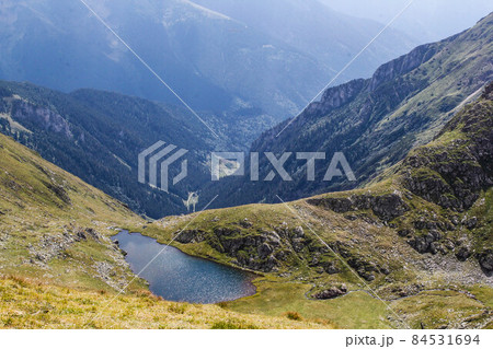 Beautiful glacier up high in the carpathian mountains Beautiful glacier up high in the carpathian mountains 84531694
