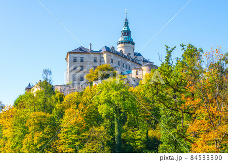 Chateau and Castle Frydlant on sunny autumn day Chateau and Castle Frydlant on sunny autumn day 84533390