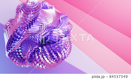 Complex geometrical structure. Procedural 3D illustration Complex geometrical structure. Procedural 3D illustration 84537349